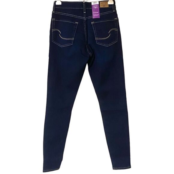 Levi Strauss Gold Signature Women’s Simply Stretch Mid Rise Skinny Jeans Sz 4 - Picture 3 of 16